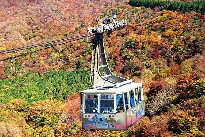 Mt Fuji & Hakone Cruise, Drum Show Bullet Train 1 Day from Tokyo - Komagatake Ropeway: 360-degree views in enclosed cabins