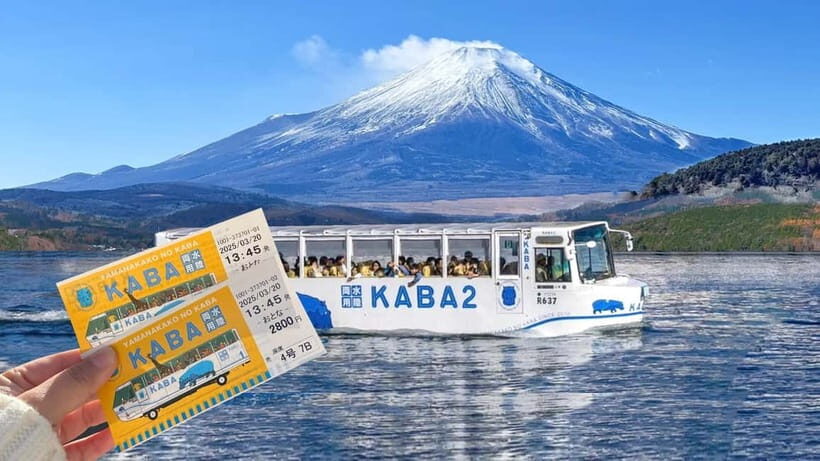 Tokyo: Mount Fuji Views and KABA Amphibious Bus Day Tour - Oshino Hakkai and the Mirror Pond Moment