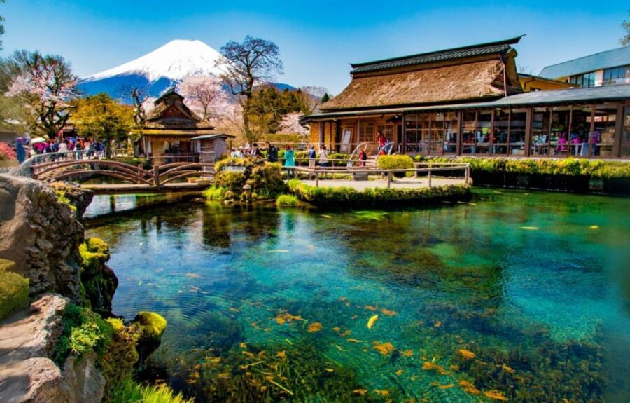 Tokyo: Mt Fuji Lake Kawaguchiko Tour & Arakuyama Sengen Park - Oshino Hakkai: Where the Fuji Reflection Look Actually Happens