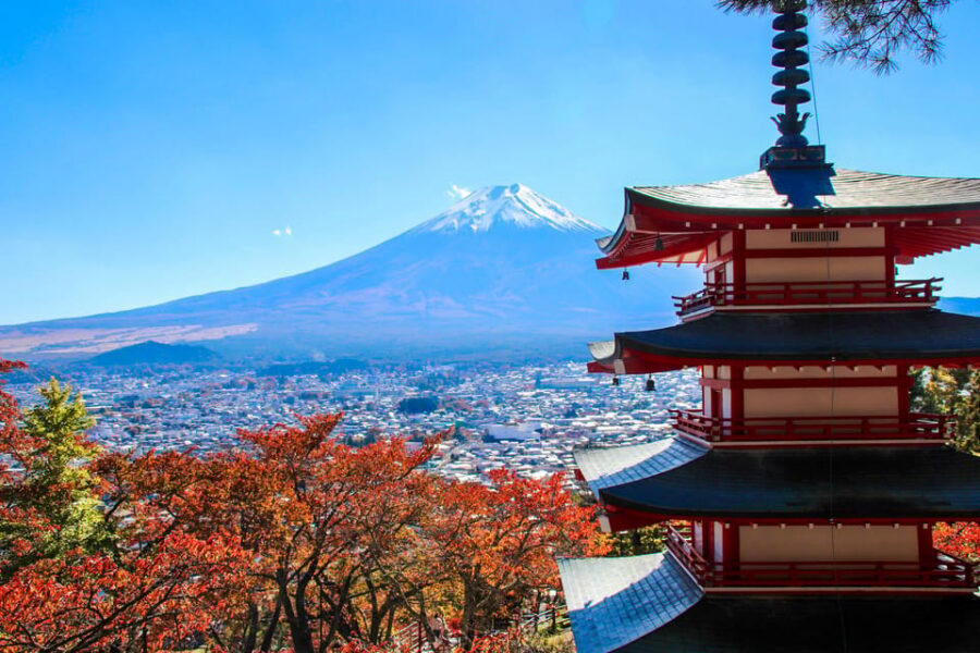Tokyo:Mt.Fuji,Kawaguchiko Oishi Park,Arakurayama Sengen Park - Lake Kawaguchi: where the mountain can look mirrored